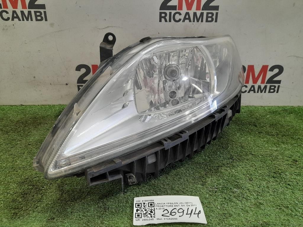 Proiettore ANT SX 51850559 Lancia Ypsilon III 2011