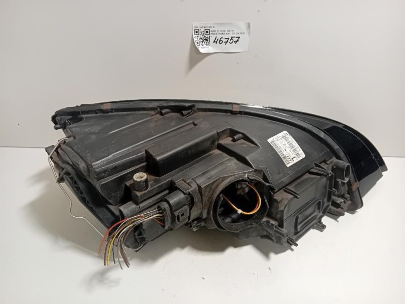 Proiettore ANT SX 8J0 941 003 N DANNI IN FOTO Audi TT 8J3 2010