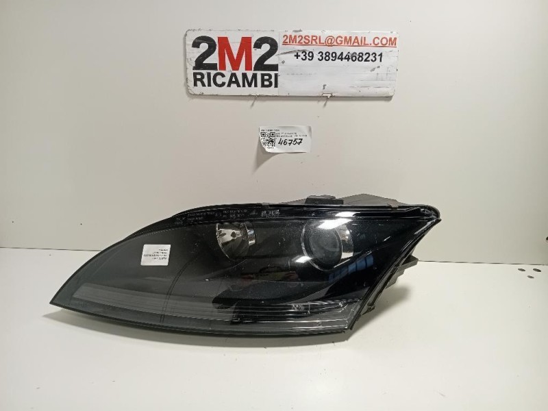 Proiettore ANT SX 8J0 941 003 N DANNI IN FOTO Audi TT 8J3 2010