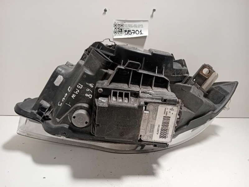 Proiettore ANT SX 63117181293 Bmw Serie 1 E82 Coupe 2005