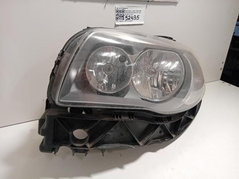 Proiettore ANT SX 6311724965101 Bmw Serie 1 E87 Berlina 2005