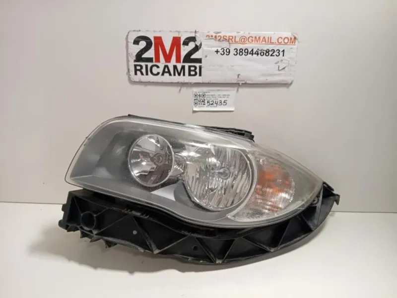 Proiettore ANT SX 6311724965101 Bmw Serie 1 E87 Berlina 2005
