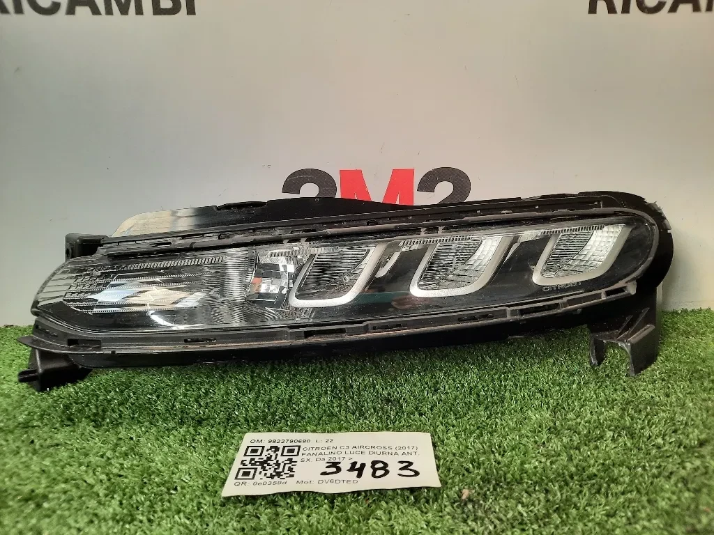 Fanalino LUCE Diurna ANT SX 9822790680 Citroen C3 Aircross 2017