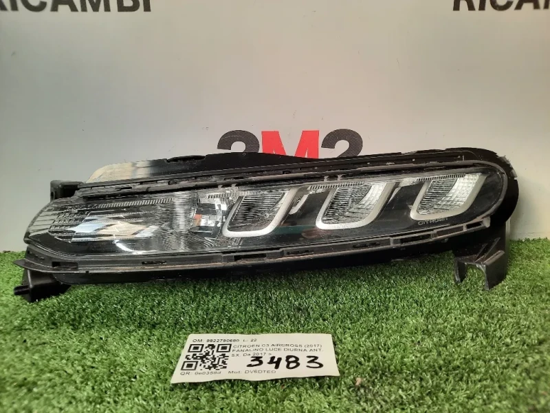 Fanalino LUCE Diurna ANT SX 9822790680 Citroen C3 Aircross 2017