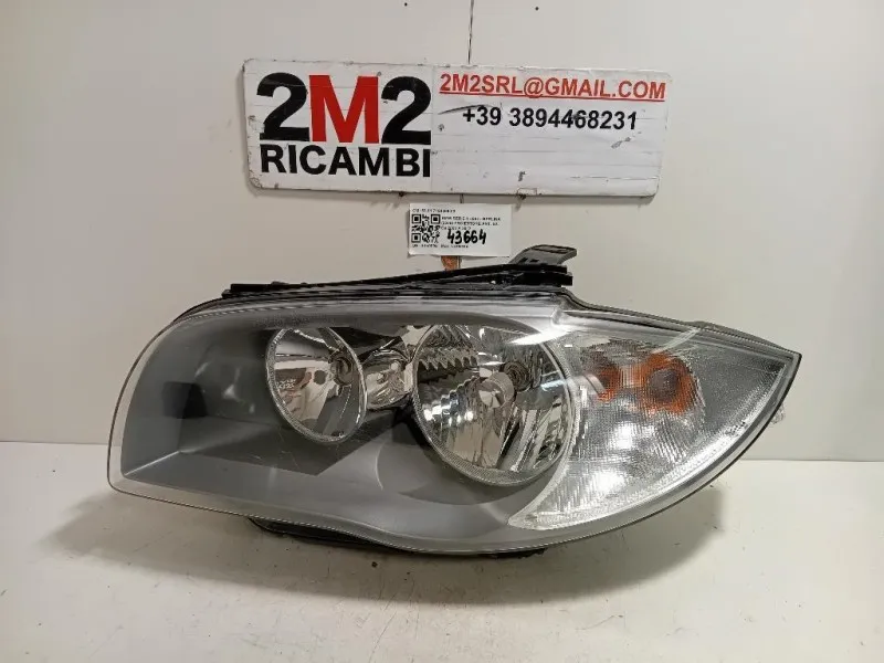 Proiettore ANT SX 6311 7193389-03 Bmw Serie 1 E87 Berlina 2005