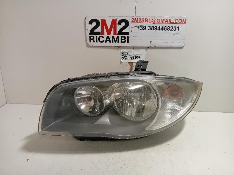 Proiettore ANT SX 6111 7193389-02 Bmw Serie 1 E87 Berlina 2005