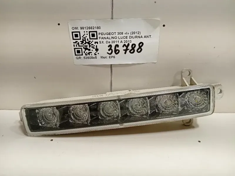 Fanalino LUCE Diurna ANT SX 9812662180 Peugeot 308 I 2012