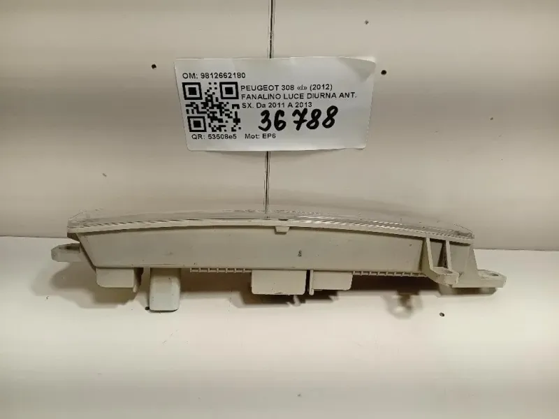 Fanalino LUCE Diurna ANT SX 9812662180 Peugeot 308 I 2012