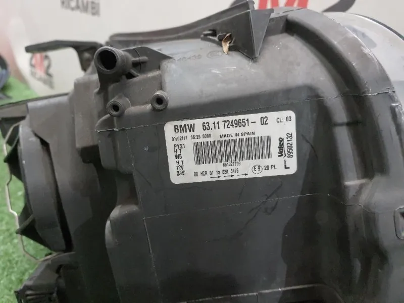 Proiettore ANT SX 63117249651 Bmw Serie 1 E87 Berlina 2005