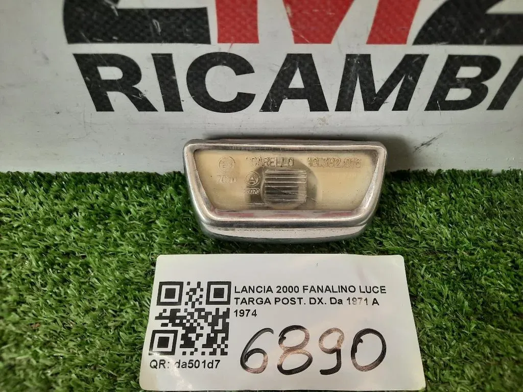 Fanalino LUCE Targa POST DX 10382016 Lancia 2000