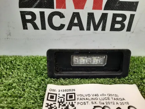 Fanalino LUCE Targa POST SX LUCE TARGA 31352526 Volvo V40 II 2012