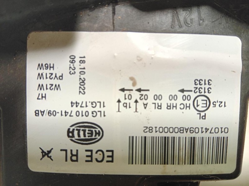 Proiettore ANT SX 1LG 010 741-09 AB F20 Bmw Serie 1 F20 Berlina 2012