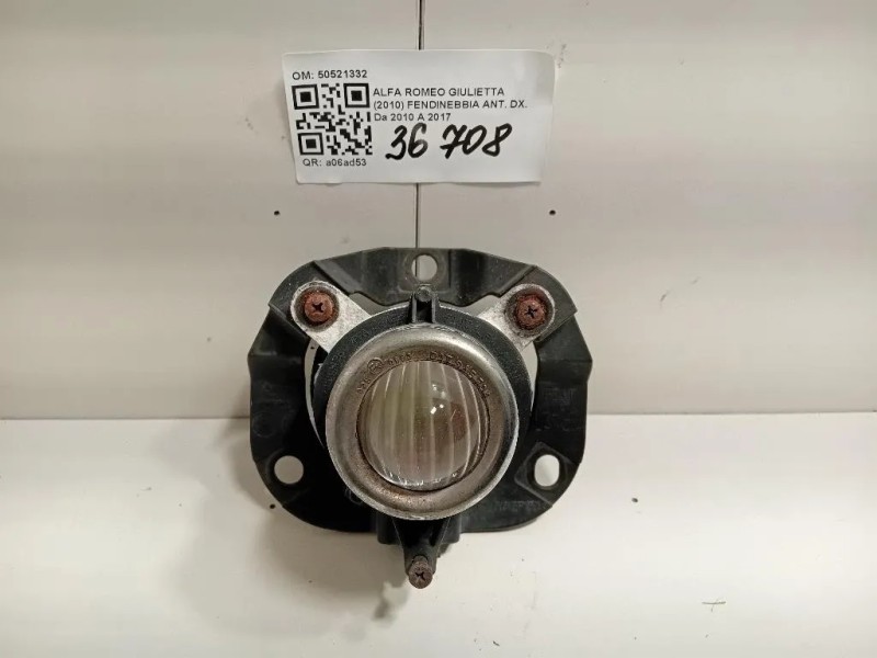 Fendinebbia ANT DX 50521332 Alfa Romeo Giulietta 2010