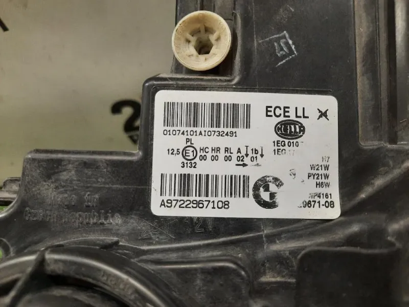 Proiettore ANT SX 63117229671 Bmw Serie 1 F20 Berlina 2012