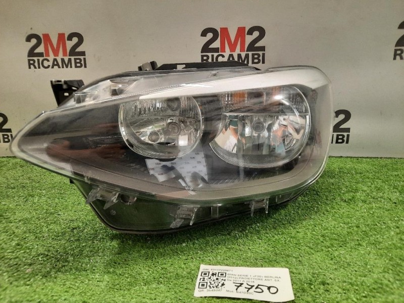 Proiettore ANT SX 63117229671 Bmw Serie 1 F20 Berlina 2012