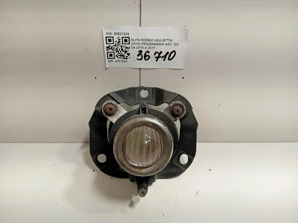 Fendinebbia ANT DX 50521332 Alfa Romeo Giulietta 2010