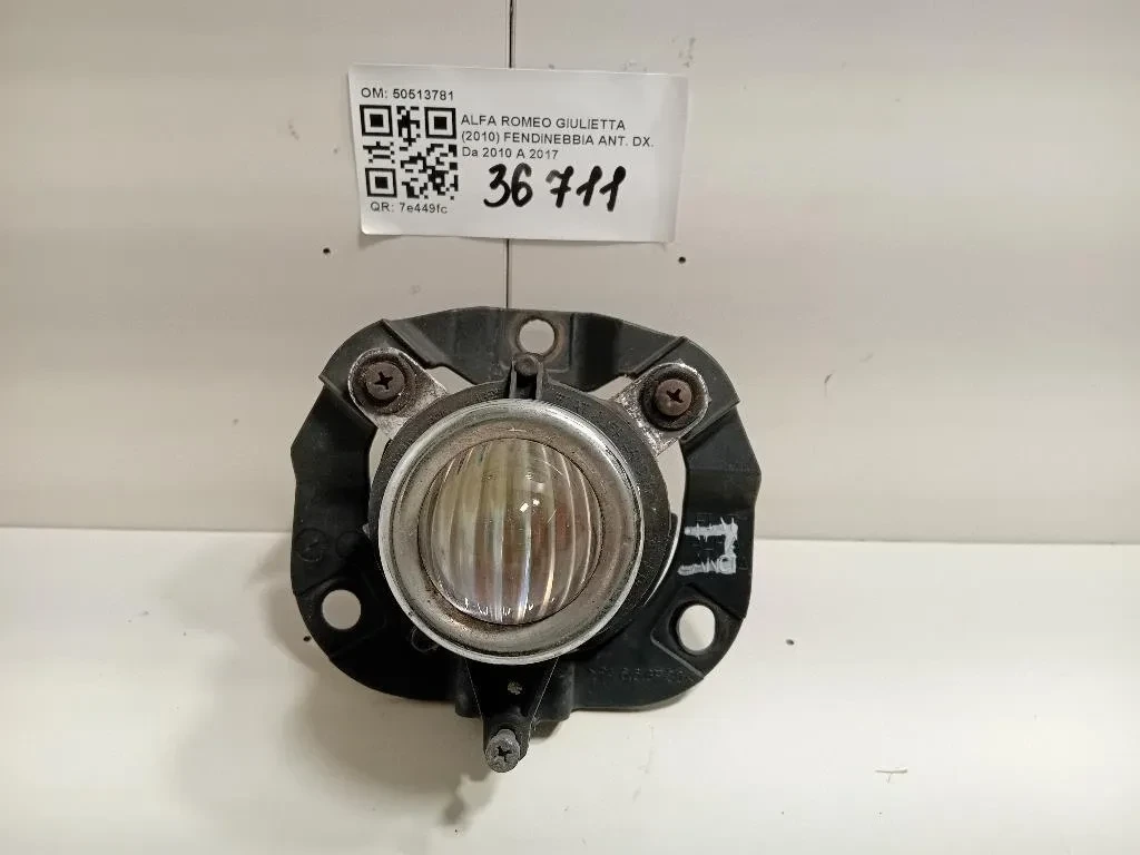 Fendinebbia ANT DX 50513781 Alfa Romeo Giulietta 2010