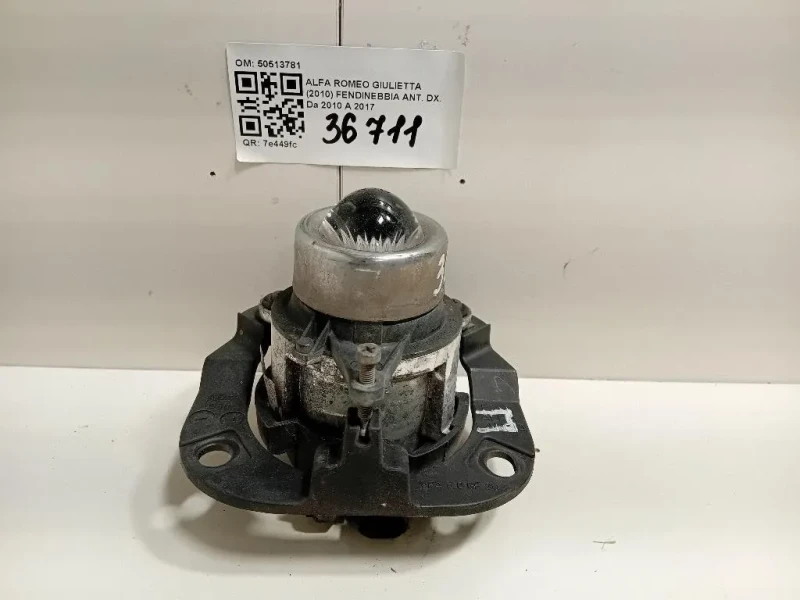 Fendinebbia ANT DX 50513781 Alfa Romeo Giulietta 2010