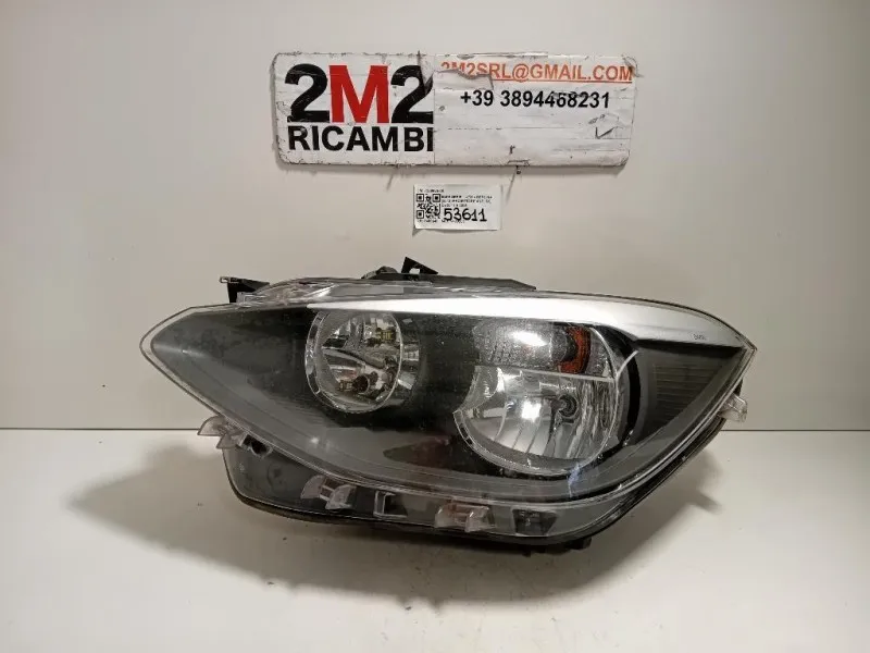 Proiettore ANT SX 7229685-08 Bmw Serie 1 F20 Berlina 2012