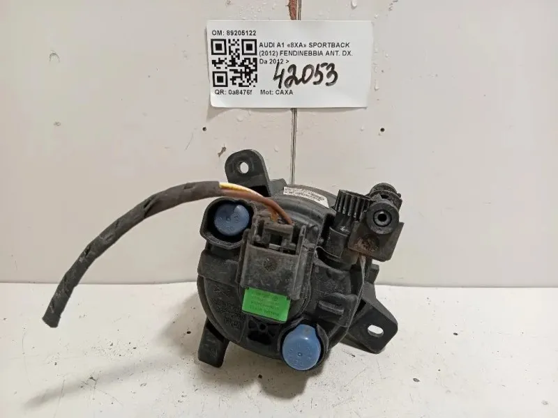 Fendinebbia ANT DX 89205122 Audi A1 8XA Sportback 2012