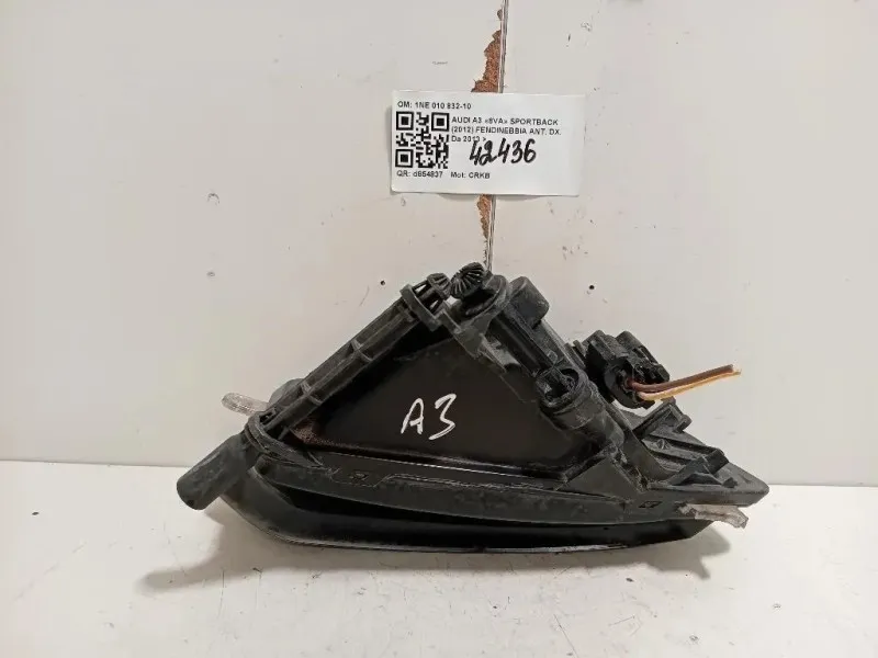 Fendinebbia ANT DX 1NE 010 832-10 Audi A3 8VA Sportback 2012