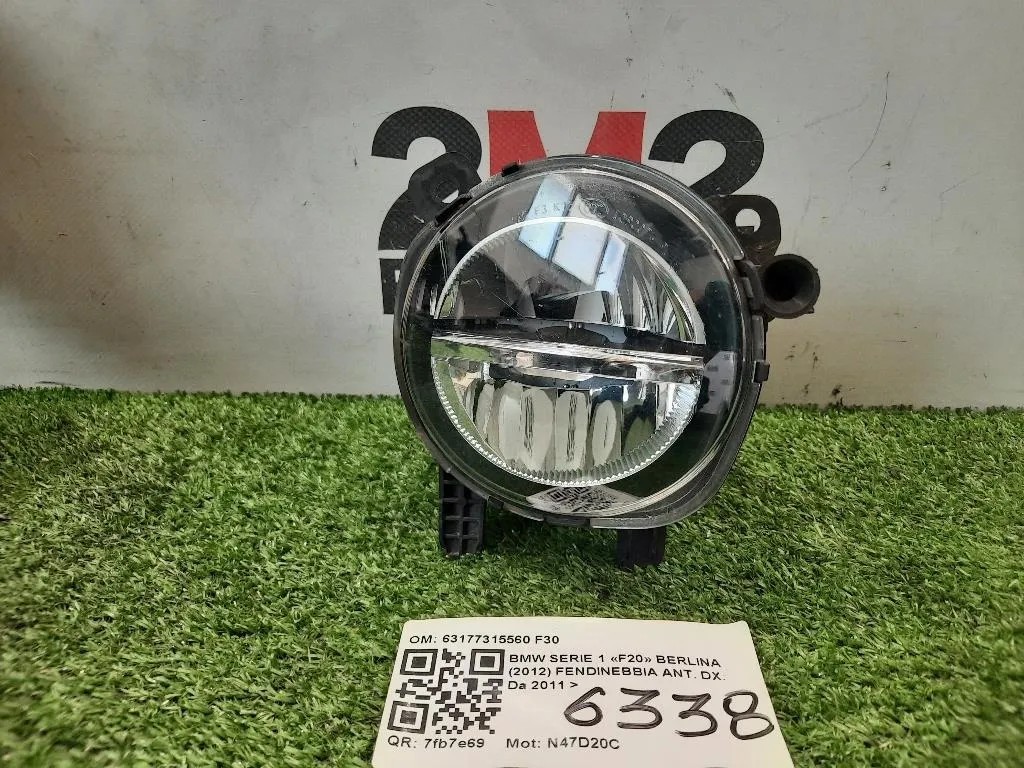 Fendinebbia ANT DX 63177315560 F30 Bmw Serie 1 F20 Berlina 2012