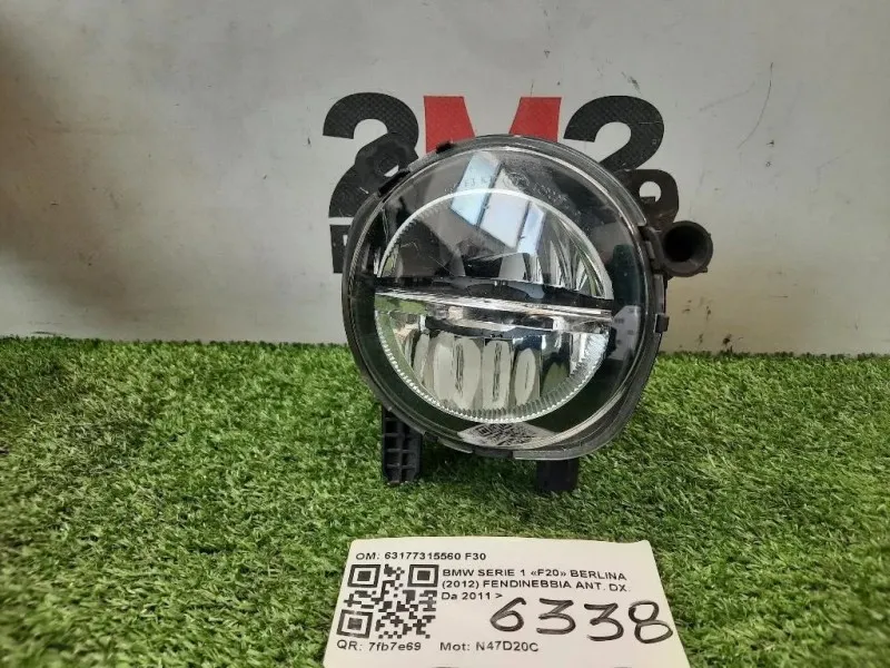 Fendinebbia ANT DX 63177315560 F30 Bmw Serie 1 F20 Berlina 2012