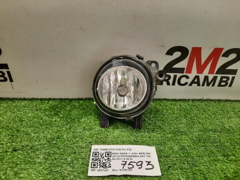 Fendinebbia ANT DX 7248912 F21 F30 F31 F32 Bmw Serie 1 F20 Berlina 2012