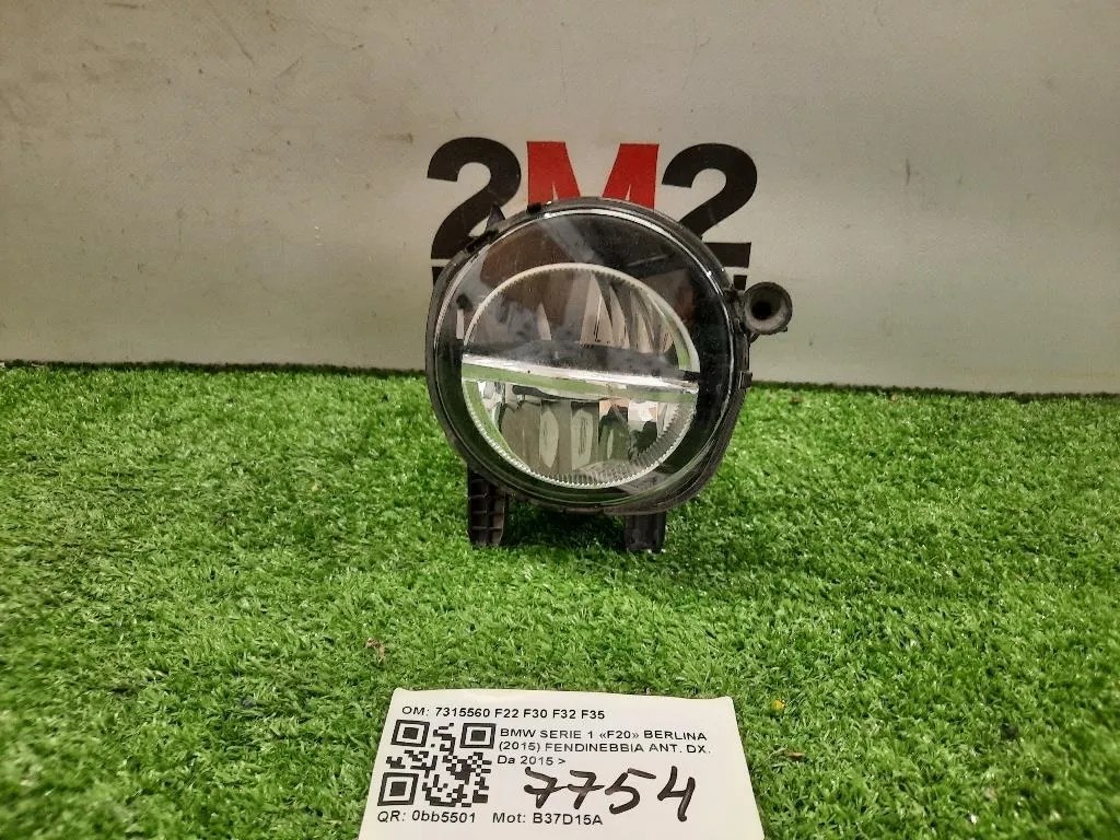 Fendinebbia ANT DX 7315560 F22 F30 F32 F35 Bmw Serie 1 F20 Berlina 2015