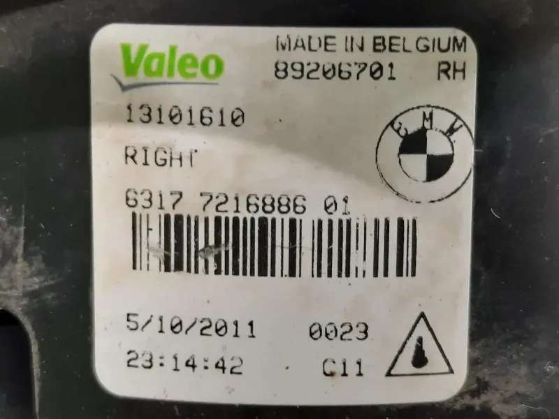 Fendinebbia ANT DX 13101610 DX Bmw Serie 5 F10 Berlina 2010