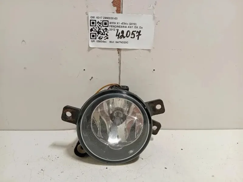 Fendinebbia ANT DX 63172990020-03 Bmw X1 E84 2010