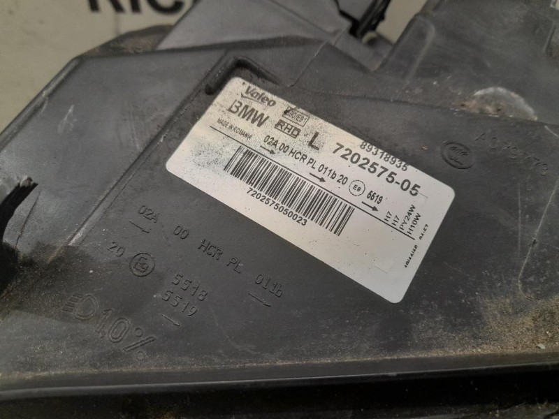 Proiettore ANT SX 7202575 Bmw Serie 3 E90 Berlina 2005