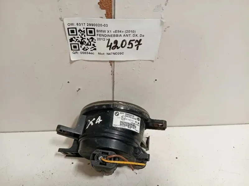 Fendinebbia ANT DX 63172990020-03 Bmw X1 E84 2010