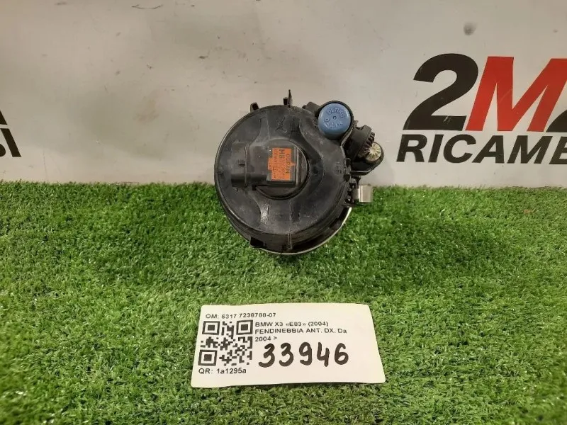 Fendinebbia ANT DX 63177238788-07 1N0010456-02 Bmw X3 F25 2011