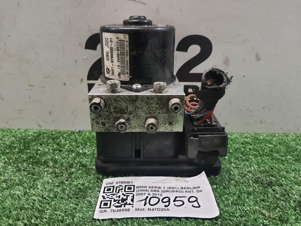 ABS Gruppo ANT 6789301 Bmw Serie 1 E81 Berlina 2005