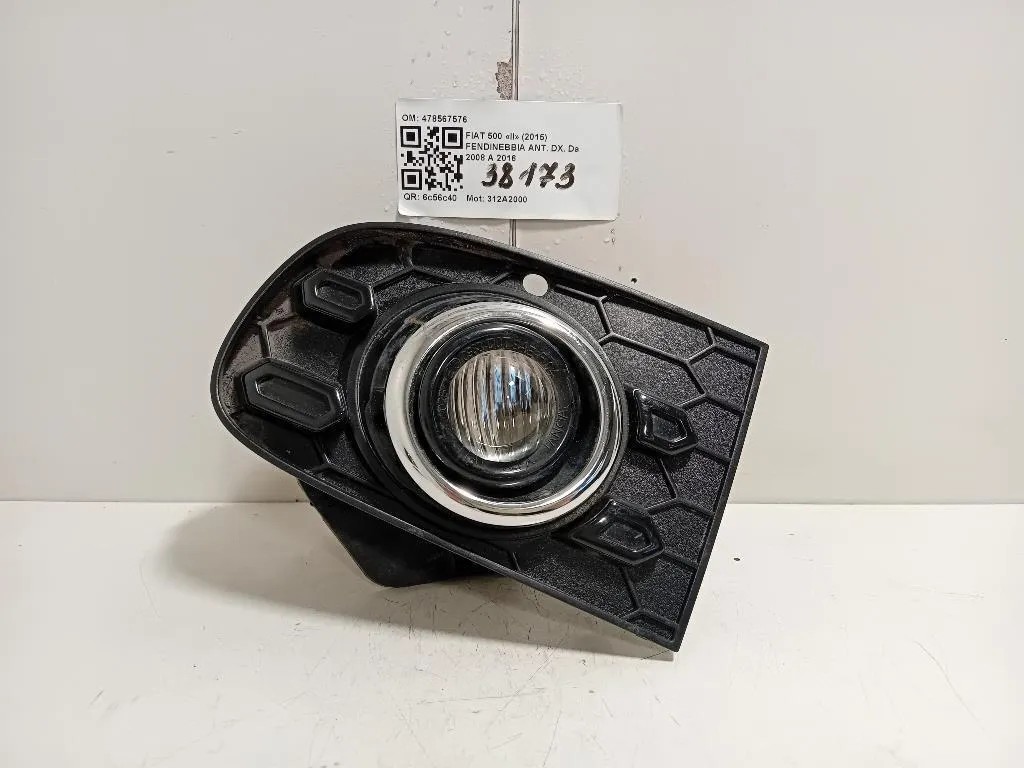 Fendinebbia ANT DX 478567576 Fiat 500 II 2015