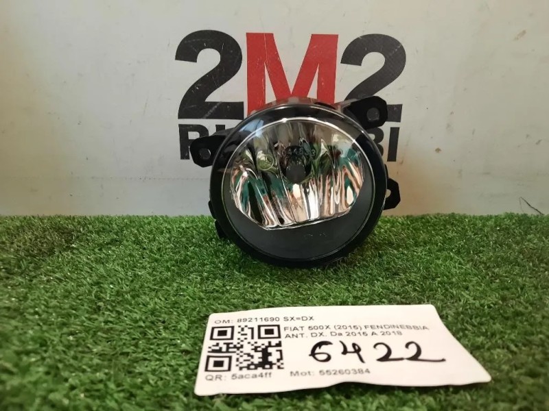 Fendinebbia ANT DX 89211690 SXDX Fiat 500X 2015