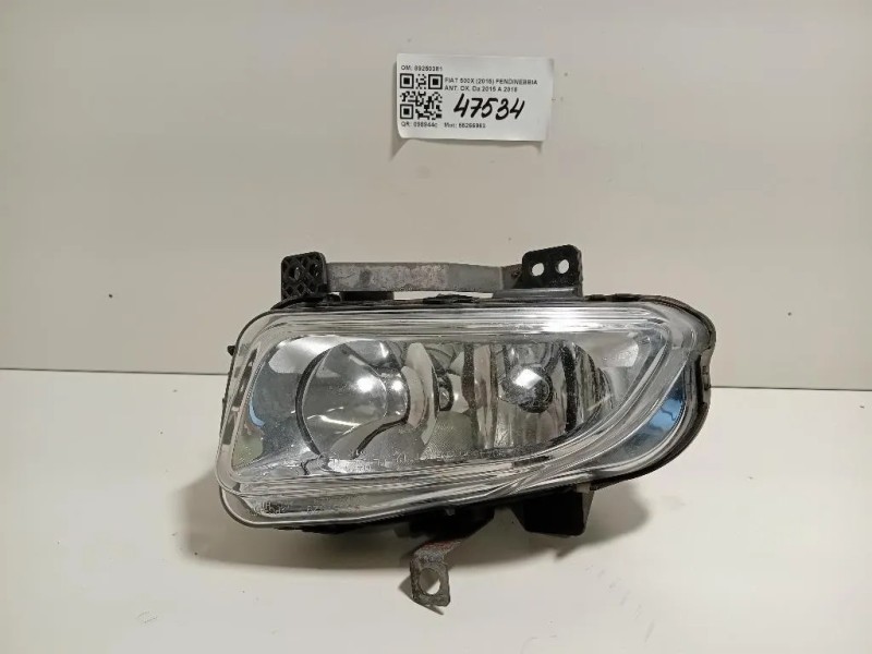 Fendinebbia ANT DX 89250381 Fiat 500X 2015