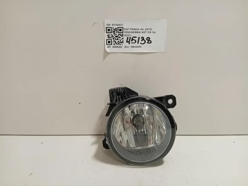 Fendinebbia ANT DX 52104431 Fiat Panda III 2012
