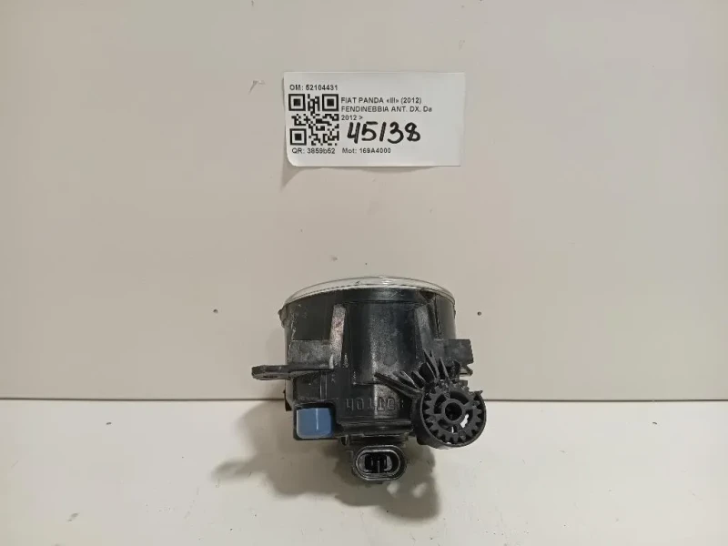 Fendinebbia ANT DX 52104431 Fiat Panda III 2012