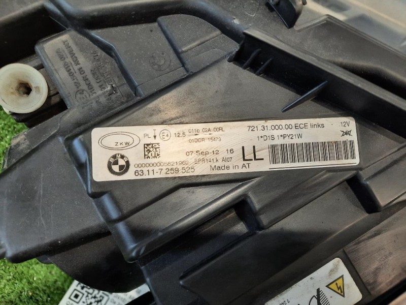 Proiettore ANT SX 63117314531 Bmw Serie 3 F30 Berlina 2012