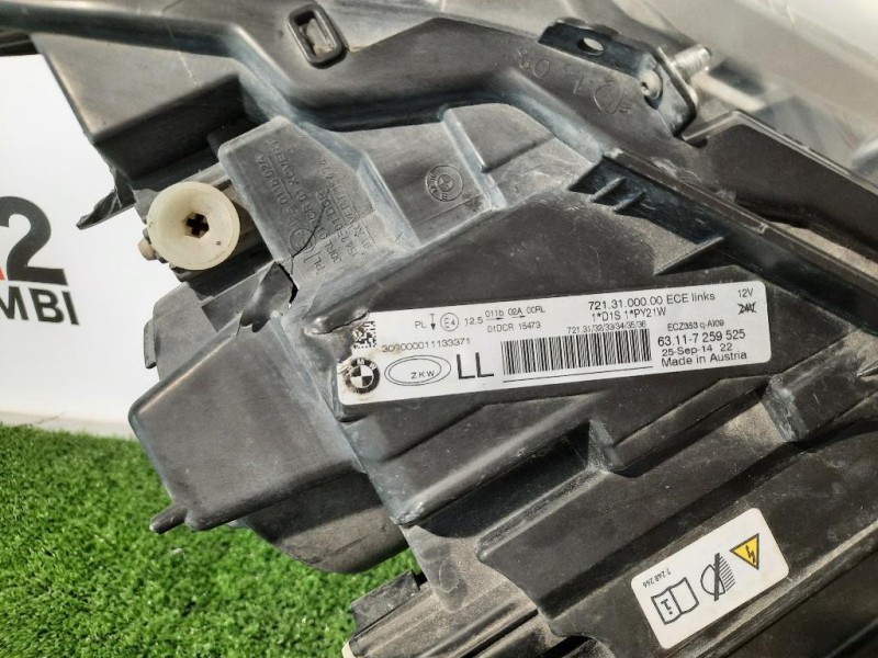 Proiettore ANT SX 63117259525 Bmw Serie 3 F30 Berlina 2012