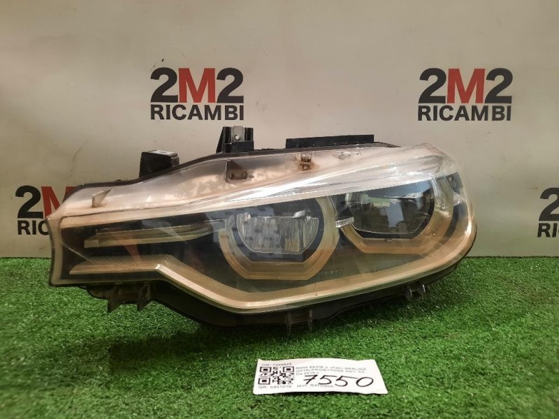 Proiettore ANT SX 7498945 Bmw Serie 3 F30 Berlina 2015