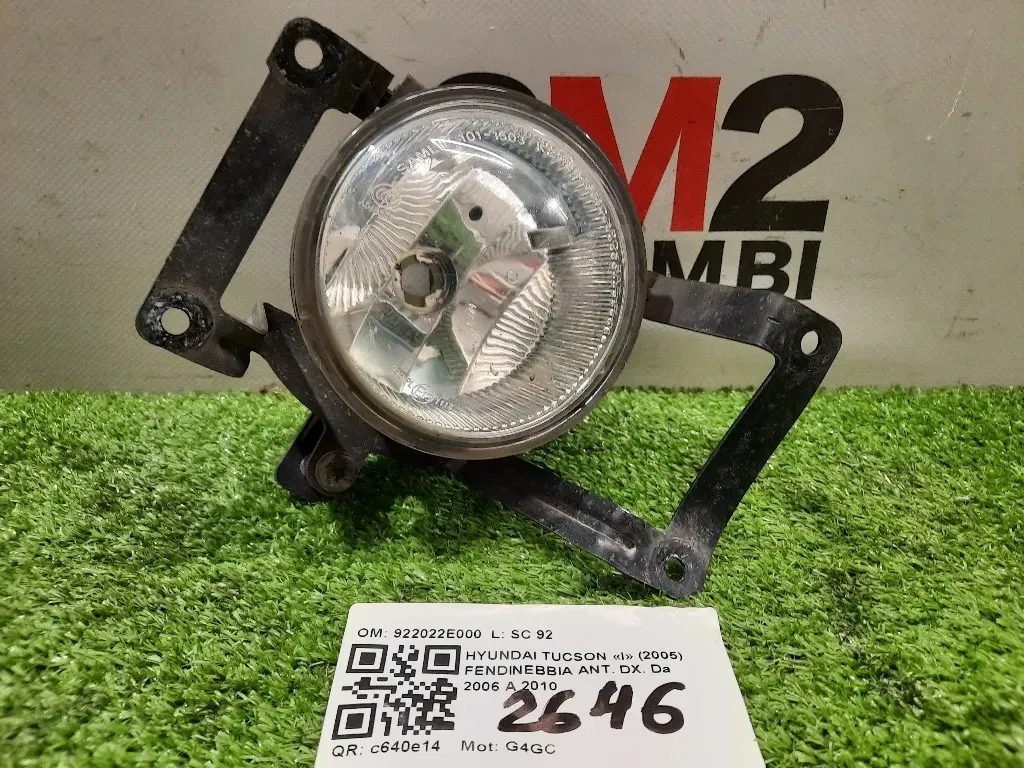 Fendinebbia ANT DX 922022E000 Hyundai Tucson I 2005