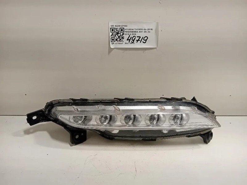 Fendinebbia ANT DX 92208-D7000 Hyundai Tucson II 2015