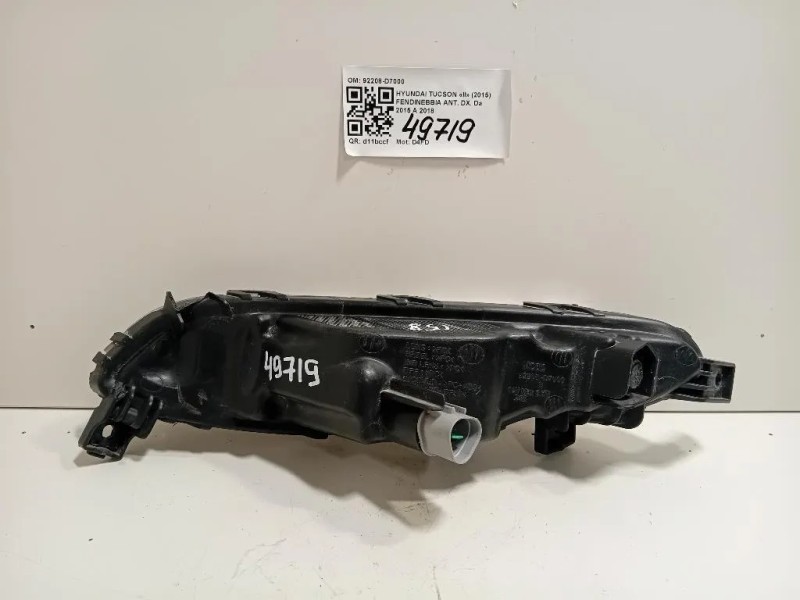 Fendinebbia ANT DX 92208-D7000 Hyundai Tucson II 2015