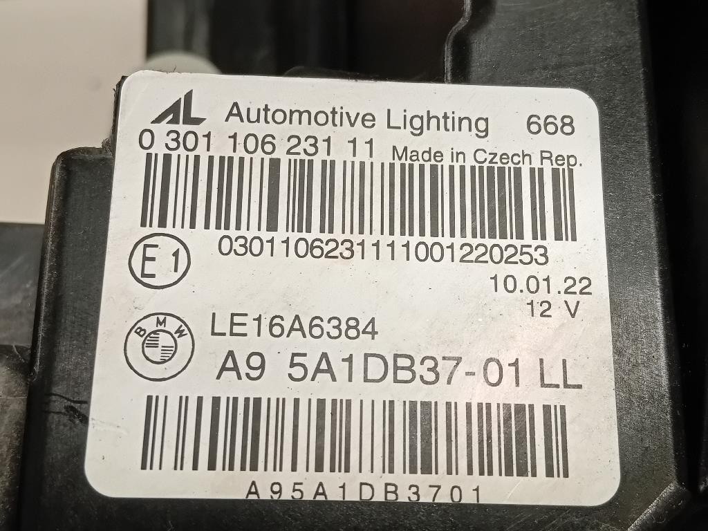 Proiettore ANT SX 5A1DB37-01 Bmw Serie 3 G20 Berlina 2018