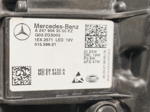 Proiettore ANT SX 63126900197 Bmw Serie 5 E39 Berlina 1996