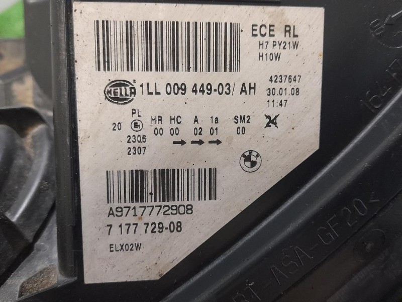 Proiettore ANT SX 1LL00944903 SX FARO ANTTERIORE DAVANTI Bmw Serie 5 E60 Berlina 2004