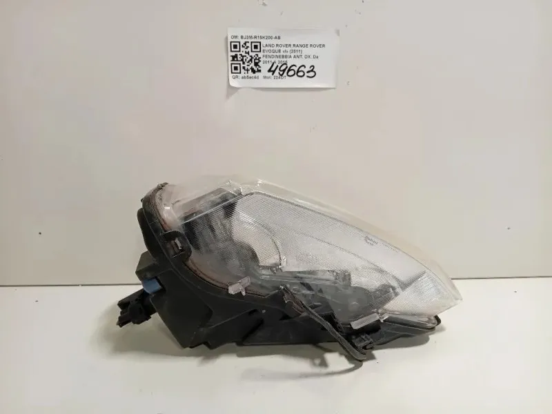 Fendinebbia ANT DX BJ3M-R15K200-AB Land Rover Range Rover Evoque I 2011